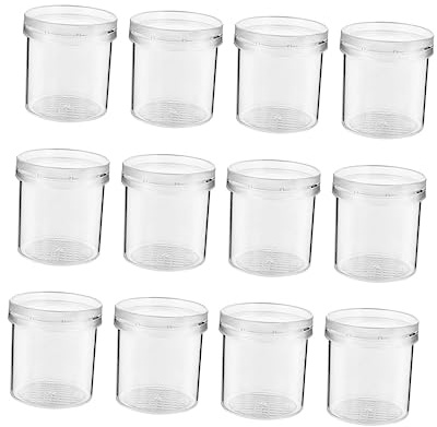 12pcs Magnifying Critter Box Plastic Small Magnifying Box | Breeding Boxes with Measuring Grid, Lightweight Plastic Bug Catcher Viewer for Insects