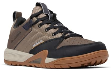 Columbia Mens Landroamer Trailrider Hiking Shoe, Wet Sand/Canyon Sun, 8