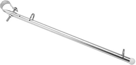 Alomejor Boat Flag PoleMarine Mounted FlagpoleBoat Flag Mount, Stainless Steel Rail Mount Pulpit Staff, Boat Flag Pole Rod Holder, Boat Flag Mount Boat Flag PoleFlags