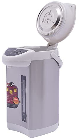 HuKaiL Dispensador de agua caliente de 4 L, dispensador de agua de acero inoxidable de 750 W, termo con nivel de agua visible, hervidor de vino caliente, dispensador de agua caliente para el hogar,