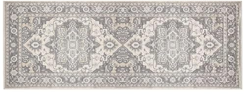 PaGuvFng Flur Teppich Läufer 120 x 300 cm Teppich Waschbar rutschfest Läufer Flur Teppich Küchenläufer Eingangstürmatte Teppich für Haustür, Flur, Küche, Schlafzimmer