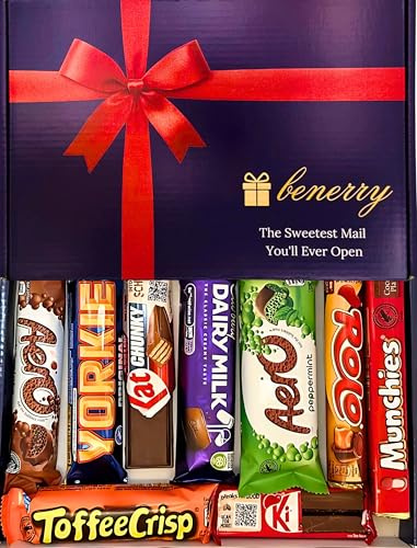 Luxury Chocolate Letterbox Gift – 9 Assorted Chocolates – Gift for Birthdays, Father’s Day, Mother’s Day, Christmas, Thank You, Him, Her, Kids
