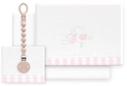 Danielstore Juego Sabanas Cuna 60x120 Bebé Extrasuave | Sabana Cuna Coralina, Cálida | Incluye Sabana Bajera, Encimera y Funda de Almohada | Ideal para Invierno