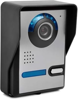 JOJIDE Video Citofono, Videocitofono cablato con videocamera walkie-talkie da 7 pollici, touch capacitivo, Wi-Fi, telecamera, sblocco con chiamata remota