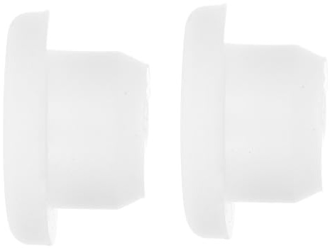 Homoyoyo Badewannenstopfen 2 Stück Silikon Badewannenverschluss für Babybadewanne 17mm Weiß Leicht zu Montieren