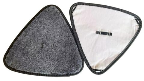 Recambio de Almohadillas para Fregona | 10 Recambios de Paño Triangular para Barrer - Recambio de Paño Húmedo de Fácil Limpieza,para Suelos de Madera, Polvo, Hogar, Baño, Cocina, Salón, Dormitorio,