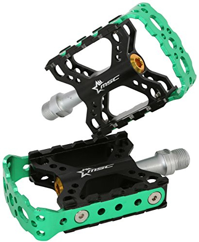 MSC Bikes ar03cgn Pedale Plattform, grün, Einheitsgröße