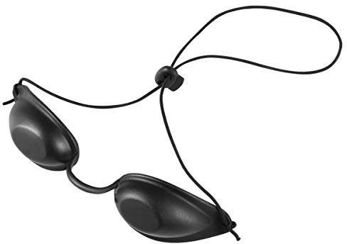 Solarium Brille, Schutzbrille Rotlichtlampe, Augenschutz Infrarot, UV Schutzbrille für Rotlichttherapie IPL Haarentfernung Kosmetologie Solarium