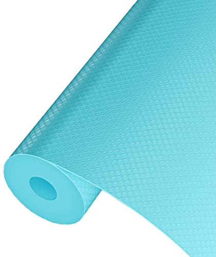 YTGZS Schubladenmatte Eva Antirutschmatte Schubladen Wasserfest Schubladeneinlage Zuschneidbare Kühlschrankmatte Blau Breite 45cm bis 60cm,60cmx300cm