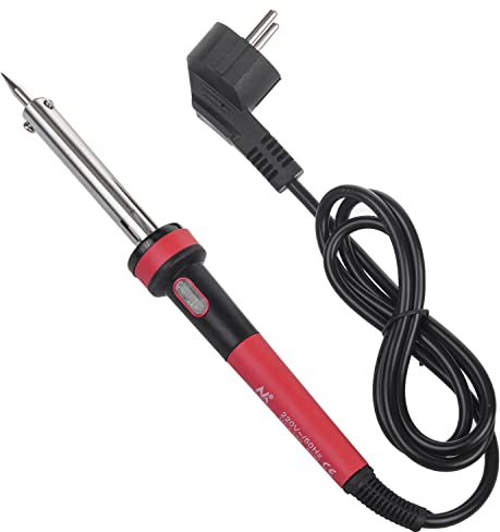Maclean MCE386 Lötkolben mit Präzisionswiderstand Präzisionslötkolben 60W Lötlampe Ergonomische Form Austauschbare Lötkolbenspitze Geeignet für Löten DIY Reparatur