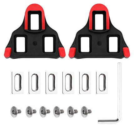 KEO Grip Fahrrad-Cleats kompatibel mit Cleats, KEO Grip Fahrrad-Cleats mit Memory-Positionier-Funktion - Kompatibel mit Allen auf dem Markt erhältlichen Pedalen - Anti-Rutsch TPU Oberfläche