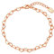 Philip Jones Rose Gold Plated Heart Link Bracelet