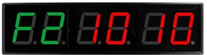 Minuterie de Gymnastique avec écran de 1.5 Pouces, Compte à rebours/Augmentation des Chiffres, Horloge d'intervalle de Cycle de Boxe, chronomètre d'entraînement Physique, Facile à