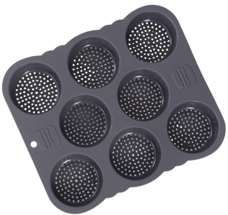 Hoement Silikon-burgerform Zum Backen Flexible Kuchenform Antihaftbeschichtete Brotform Für Brot Wiederverwendbar Praktisches Küchen-backwerkzeug Für Burger Und Brot
