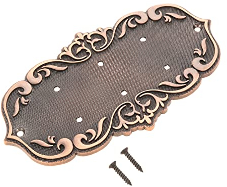 Hausnummer 3/4-stellige Hausnummer Türschild Imitat Metallschild Kunststoff Außen Briefkasten Hotel Apartment 0-9 mit selbstklebendem Aufkleber Hausnummernschild ( Color : 3 number door plate )
