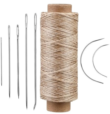 Juego de 10 agujas de coser de piel curvadas para tapicería