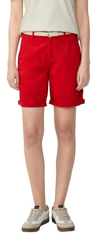 s.Oliver Shorts mit geflochtenem Gürtel und Garment Dye