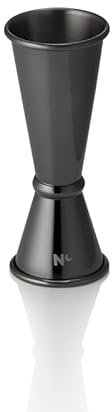 Jigger Japanese Style Nocturn, 2,5/5 cl, Ø 4,5 cm, Höhe 11 cm, gun metal, Chromnickelstahl 18/10