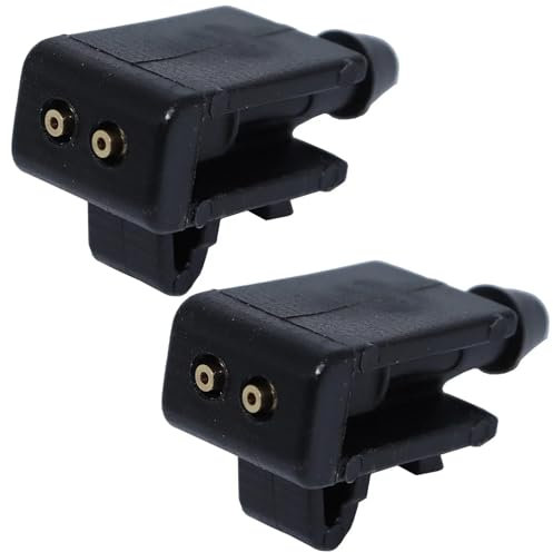 BSWRTH Waschwasserdüse Kompatibel Mit Für Megane Für Mk2 Für Mk3 2002-2015 2 X Auto-Frontscheibenwischer-Waschdüse 8200082347