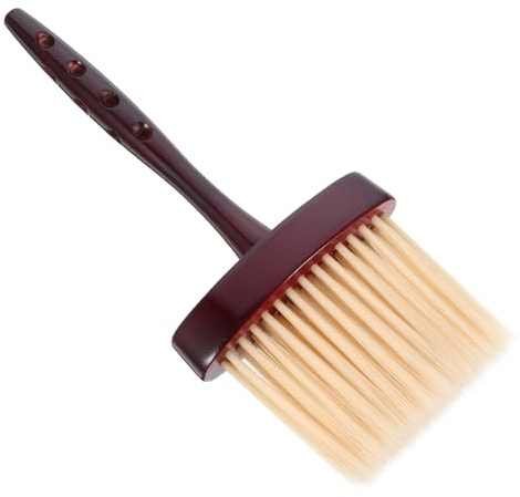 PACKOVE Brosse de Cou pour Coiffure Brosse Nettoyante pour Cheveux Coupés Plumeau de Barbier pour Cou