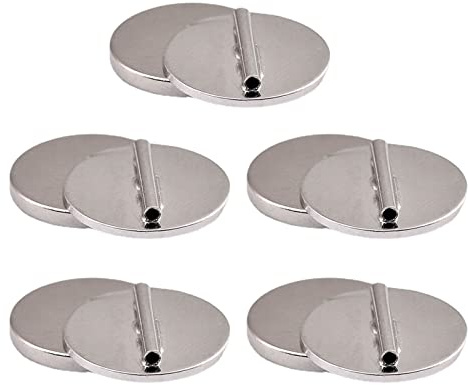 YUOIUX Lot de 5 broches convertisseur de broche magnétique en métal pour vêtements nuisibles Facile à utiliser