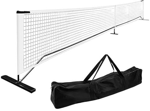 Bärbar tennisnät - avtagbar träning, 9,5 kg tennis för uppfart, slitstark utomhusutrustning, exceptionell sportutrustning | Fiabl sporttillbehör