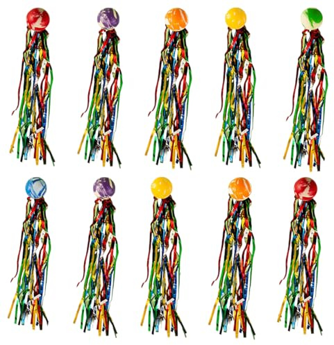 LONZIKP 10 Stück Hüpfball für Kinder, Hüpfbälle Springball Gummiball Spielzeug, Geburtstagsfeier Füllstoffe, Mitgebsel Kindergeburtstag Gastgeschenke (Hüpfball)