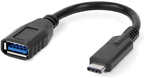 OWC câble Adaptateur de USB-A à USB-C - Prise en Charge de la Vitesse de données jusqu'à 5 GB/s - 12,2 cm - Noir