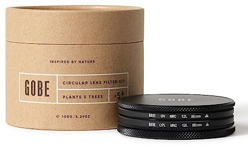 Gobe 43 mm UV Filter + Polfilter (CPL) - Filter Kit