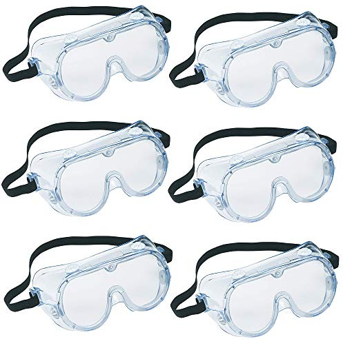 3M 91252-80024 Chemical Splash/Impact Goggle, 6 PACK
