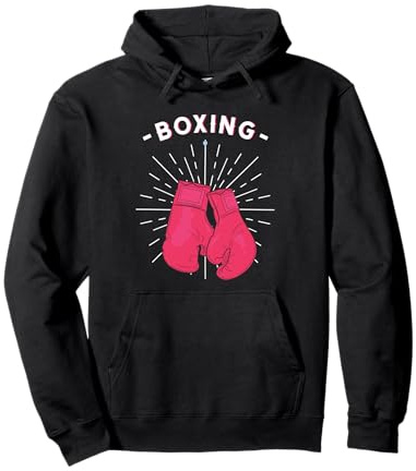 Love Boxing - Guanti da boxe da combattimento da donna Felpa con Cappuccio