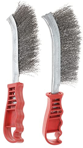 YARNOW 4 Uds Cepillo De Cuchillo De Alambre Parrilla De Barbacoa Cepillo De Cerdas De Acero Inoxidable De Óxido De Limpieza De Latón De Rejillas Removedor De