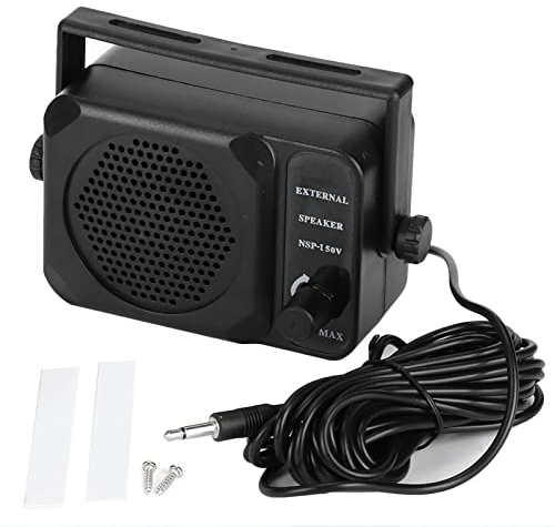 Altavoz Para Automóvil, Mini Altavoz Externo NSP‑150V Radio Bidireccional CB HF VHF UHF Transceptor Accesorio Para Automóvil Micrófono De Radio Móvil Con Parlantes De 3 W Para Automóvil Camión Vehícul