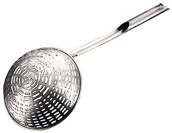 FUNOMOCYA Nudelsieb Edelstahlsieb Küchensieb Spaghettisieb Mit Mehrere Für Kochen Und Filtern Leicht Zu Reinigen Und Aufzubewahren