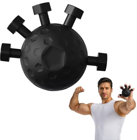 Spetsbst Handtrainer Fingertrainer, Grip Strength Trainer, Hand Gripper für Musiker, Sportler, Boxer, Tägliches Training (Schwarz)