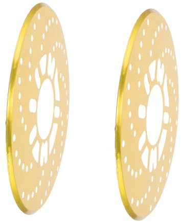 Alipis 2pezzi Copertura Freno Posteriore Lega Alluminio Copertura Disco Ruota Protezione Per Dischi Freno Distintivo Per Auto Accessori Modifica Automobilistica