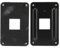 Ticfox CPU-Kühler-Backplate für AM4-Plattform A320, B350, B450, X370 und andere Motherboard-Modelle (Metall, schwarz)