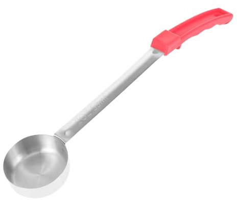 VALICLUD 2ounce Stainless Steel Portion Control Scoop Pizza Sauce Ladle Kitchen Serving Spoon for Home Cooking