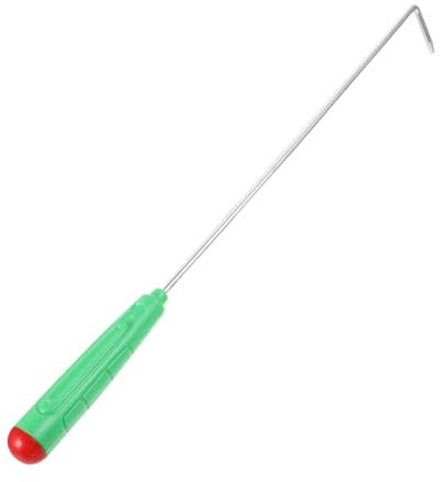 KOCKSHION Fireplace Poker Tool Fer Antidérapant Avec Manche Long Pour Feu De Camp Et Barbecue Extérieur