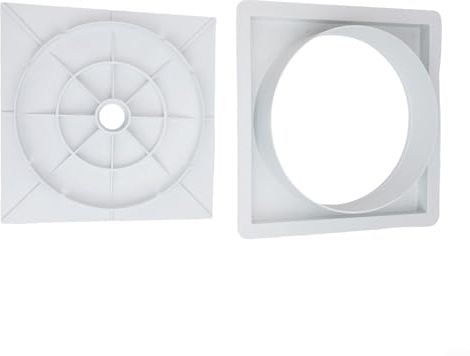 Getdoublerich Tapa de skimmer, ABS SP1091LX collares de extensión y tapa superior para skimmer mediano, 25 x 21,5 cm
