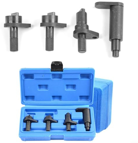 Set di 4 attrezzi per la regolazione del motore, in acciaio 45#, per motori Fox/Polo da 1,2 l, 6 V, allineamento preciso per prestazioni ottimali del motore, con scatola di plastica