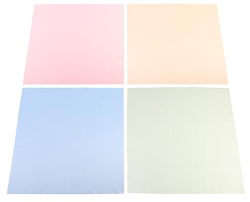 TOYANDONA Paño de Microfibra para Gafas 37X37 CM 4 Unidades, Toallitas para Limpiar Lentes y Joyería, Paño de Limpieza Reutilizable para Pantallas y Vidrios Delicados, Secado Rápido y