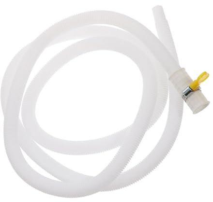 Operitacx Manguera de Drenaje para Aire Acondicionado Portátil con Conexión Segura, Material Pe Resistente y Abrazadera Incluida para Instalación Rápida en Exteriores y Oficinas