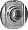 Schellenberg 10242 Sfera di Ricambio per Il Cuscinetto a Parete, Adatto per tapparelle Maxi con Un Manicotto a rulli con Perno di 12,0 mm di Diametro, Grigio