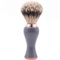 Parker Safety Razor Silvertip Badger Shaving Brush with Stand – Extra Dense and Extra Soft Bristles – Deluxe Gray and Rose Gold Handle – Shaving Brush for Men & Women