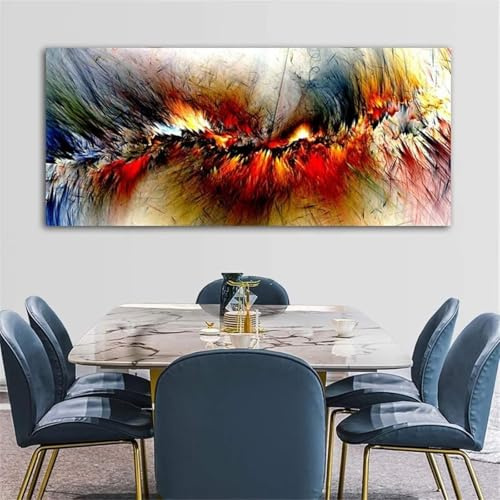 SHUIYAZI Diamond Painting Kinder Erwachsene, 5D Abstrakt Diamant Painting DIY Diamond Painting Vollbohrer Diamant Malerei Stickerei Kits für Home Wand Décor-Square drill, 50x150cm