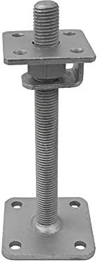 GeZu Impex Pfostenträger Hans verstellbar M24 x 250 mm, 80 x 80 mm