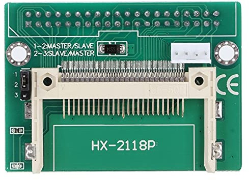 Plyisty Adaptateur IDE vers CF 3,5 Pouces, Convertisseur IDE Femelle vers CF - Carte Adaptateur IDE CF vers Femelle 40 Broches, 5,0 V/3,3 V