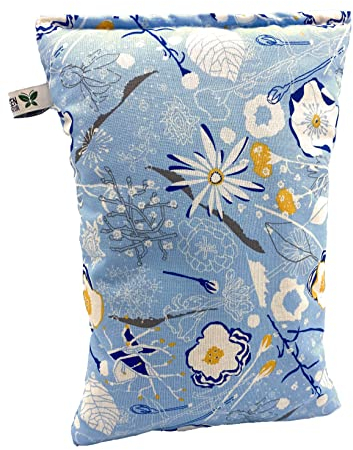 Kräuterkissen, Natur Schlaf- und Heilkräuterkissen,25x20cm, gefüllt mit 8 verschiedenen Heilkräutern, Design 2203