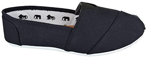 sole london LADIES COMFORT FLAT PLAIN SLIP ON PLIMSOLLS CANVAS ESPADRILLE WOMENS PUMPS SHOES